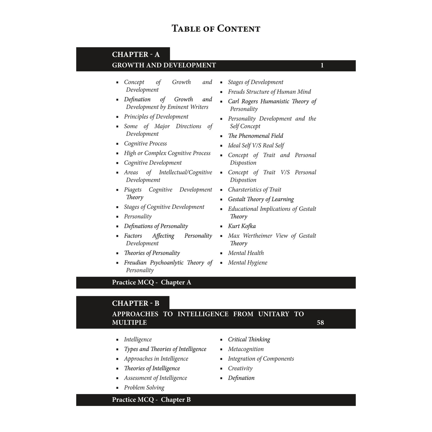 Doaba’s UGC/NTA (NET | SET | JRF) Education Paper - II: Unit - III | Learners and Learning Process