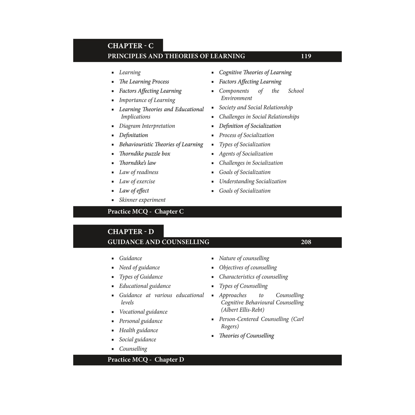 Doaba’s UGC/NTA (NET | SET | JRF) Education Paper - II: Unit - III | Learners and Learning Process