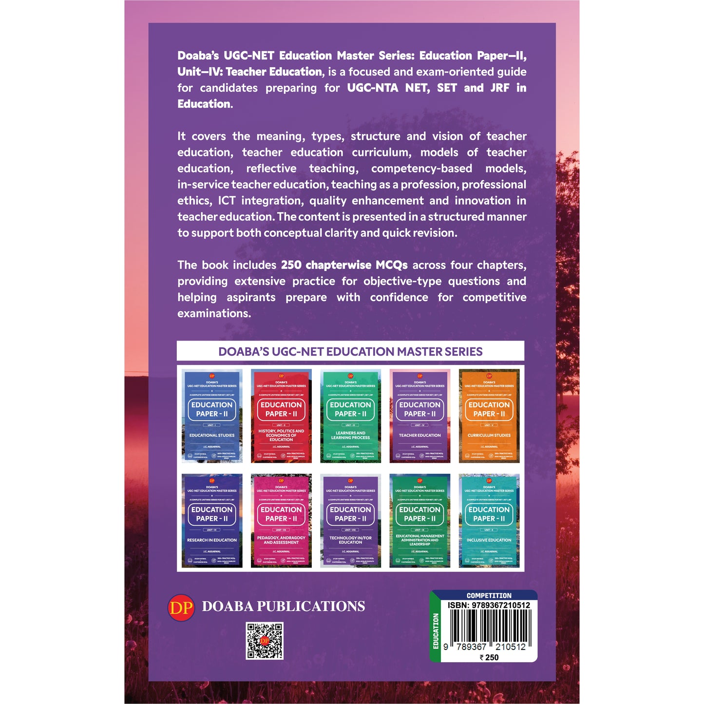Doaba’s UGC/NTA (NET | SET | JRF) Education Paper - II: Unit - IV | Teacher Education