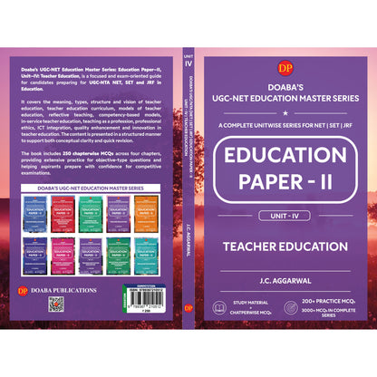 Doaba’s UGC/NTA (NET | SET | JRF) Education Paper - II: Unit - IV | Teacher Education