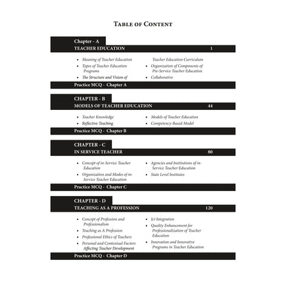 Doaba’s UGC/NTA (NET | SET | JRF) Education Paper - II: Unit - IV | Teacher Education