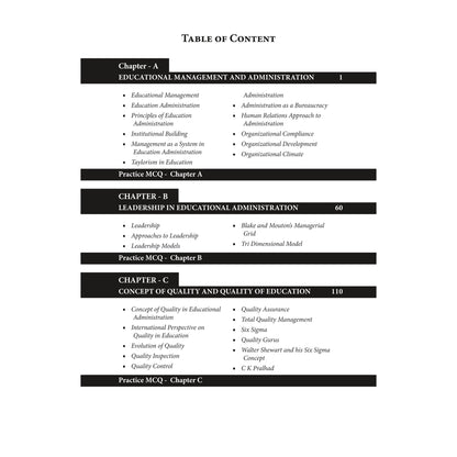 Doaba’s UGC/NTA (NET | SET | JRF) Education Paper - II: Unit - IX | Educational Management, Administration and Leadership