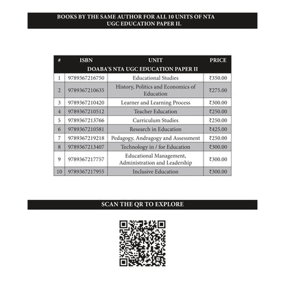 Doaba’s UGC/NTA (NET | SET | JRF) Education Paper - II: Unit - IX | Educational Management, Administration and Leadership