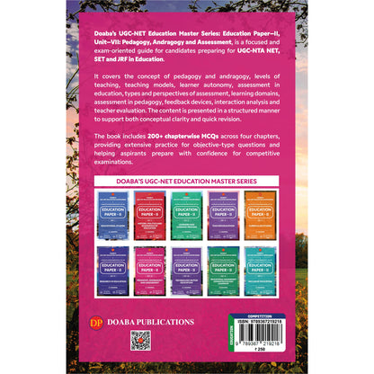 Doaba’s UGC/NTA (NET | SET | JRF) Education Paper - II: Unit - VII | Pedagogy, Andragogy and Assessment