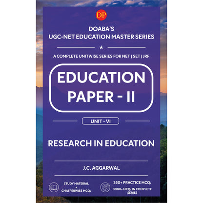 Doaba’s UGC/NTA (NET | SET | JRF) Education Paper - II: Unit - VI | Research in Education