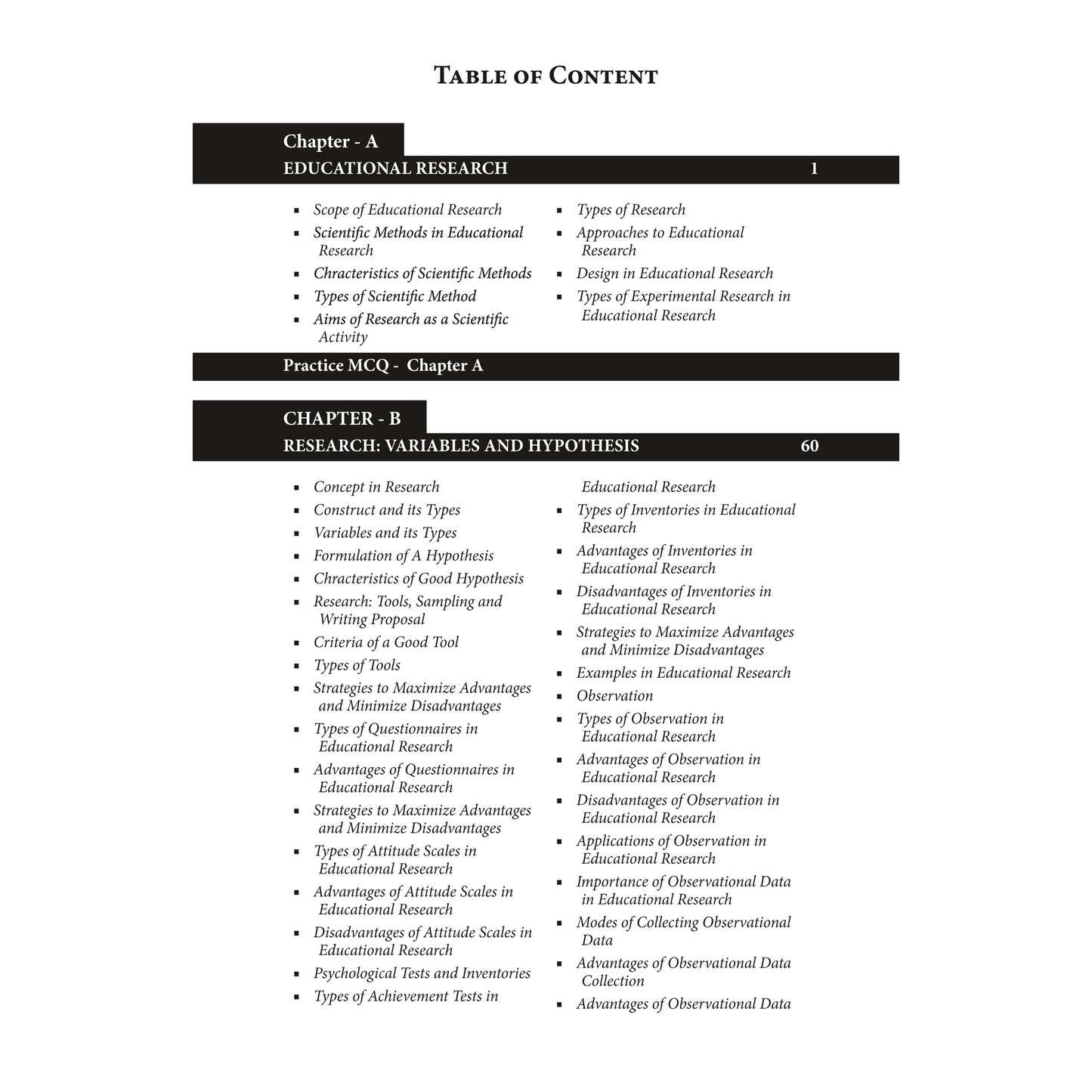Doaba’s UGC/NTA (NET | SET | JRF) Education Paper - II: Unit - VI | Research in Education