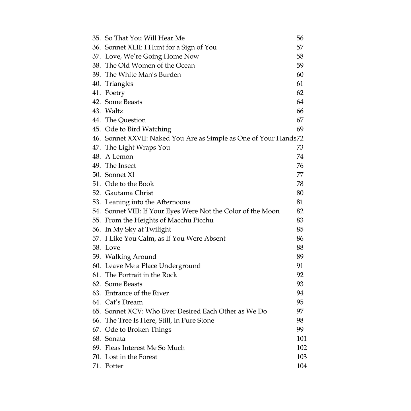 Pablo Neruda's Selected Poems