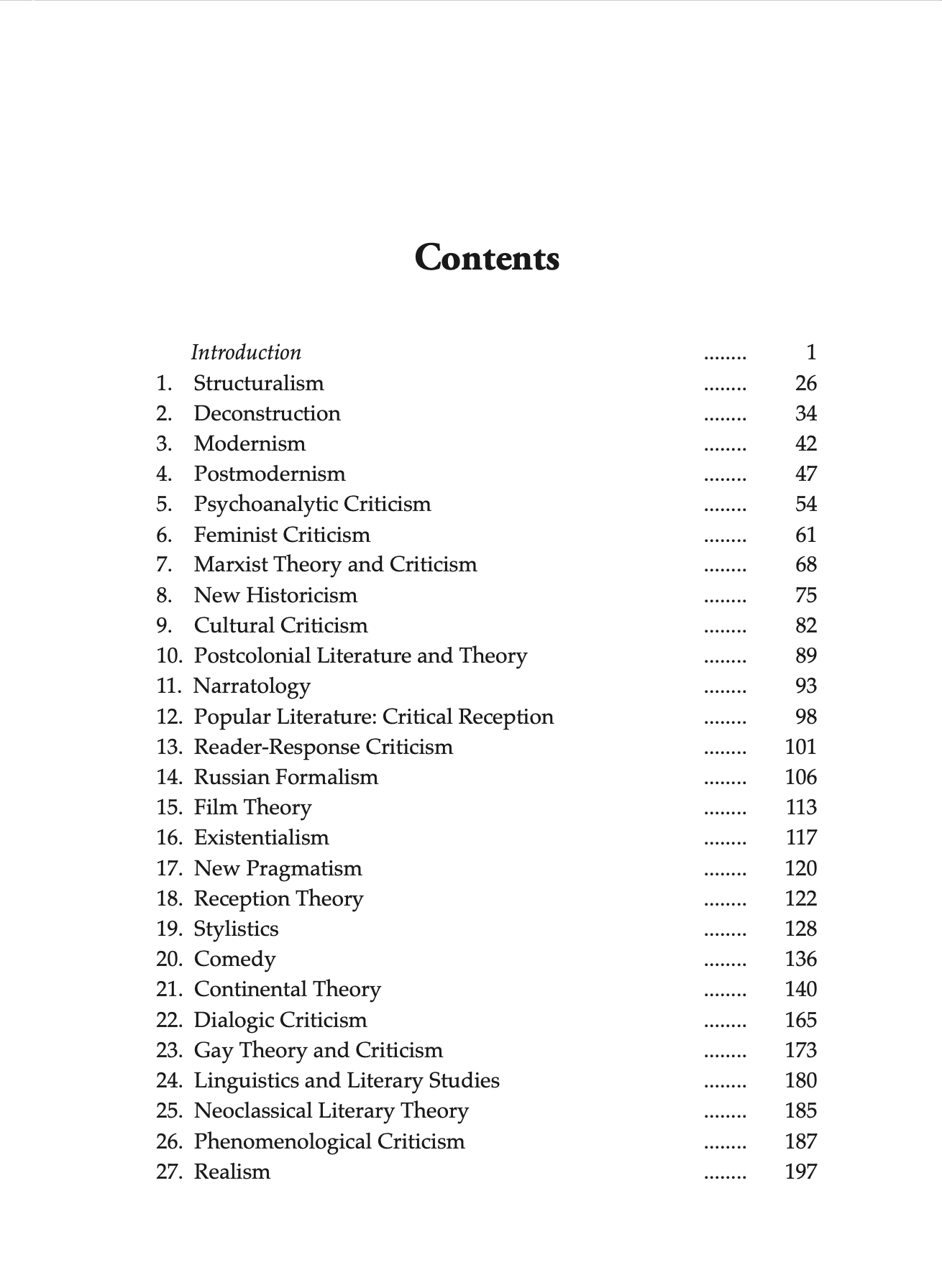 Contemporary Literary Theory 2024 (Revised and Updated)
