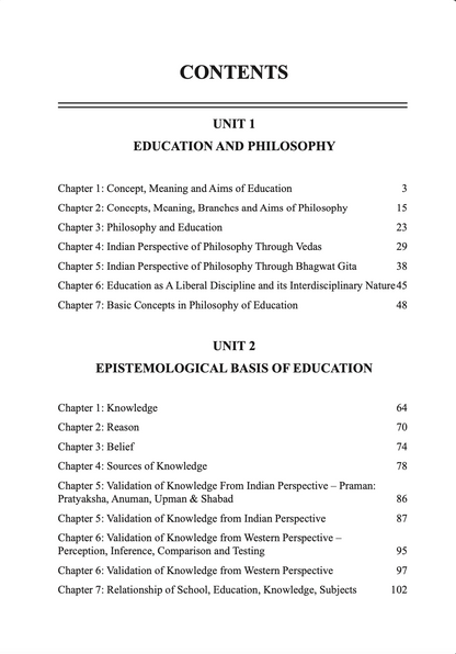 Philosophical Foundations of Education