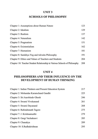 Philosophical Foundations of Education
