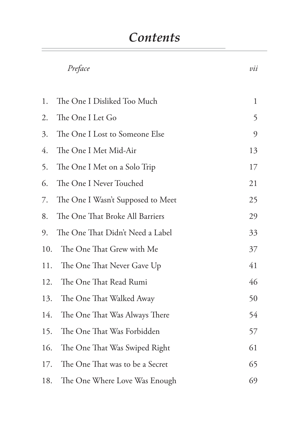 Love Syntax: The Forty Unwritten Rules of Love