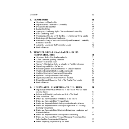 Elementary School Organization and Management