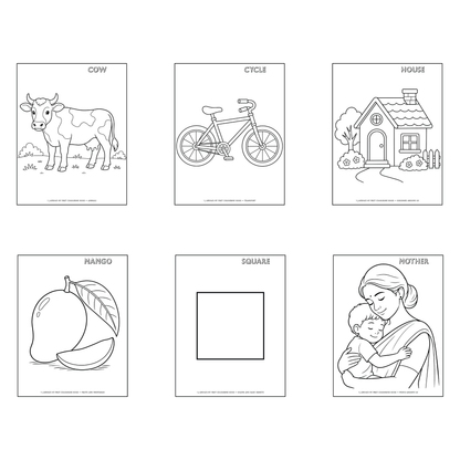 My First Colouring Book Series (Pack of 6)
