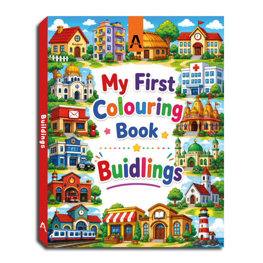 My First Colouring Book – Buildings