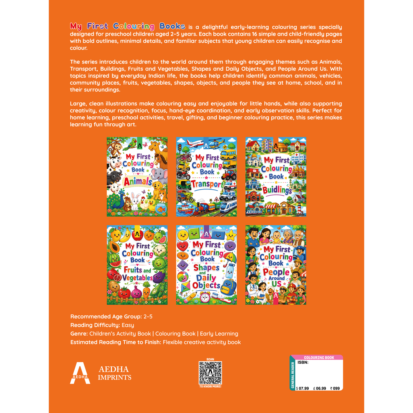 My First Colouring Book – Buildings