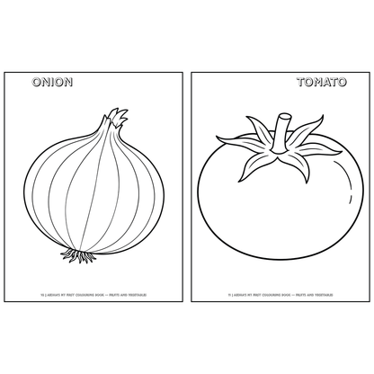 My First Colouring Book – Fruits and Vegetables