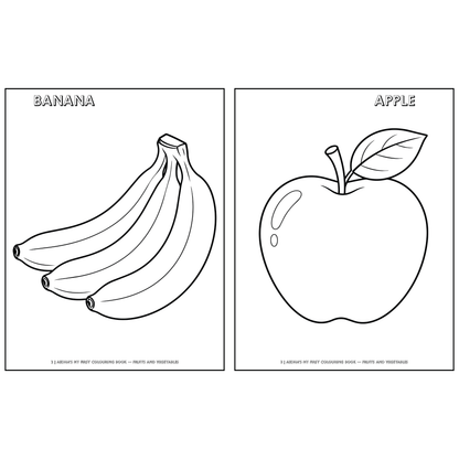 My First Colouring Book – Fruits and Vegetables