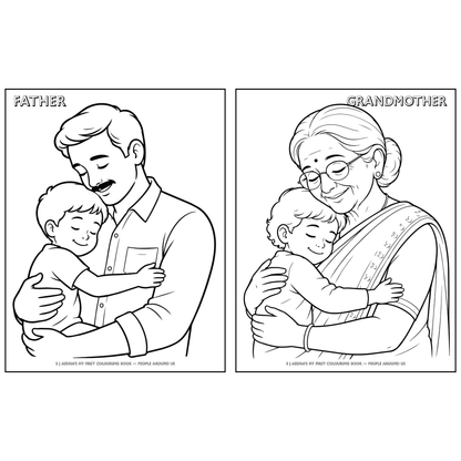 My First Colouring Book – People Around Us