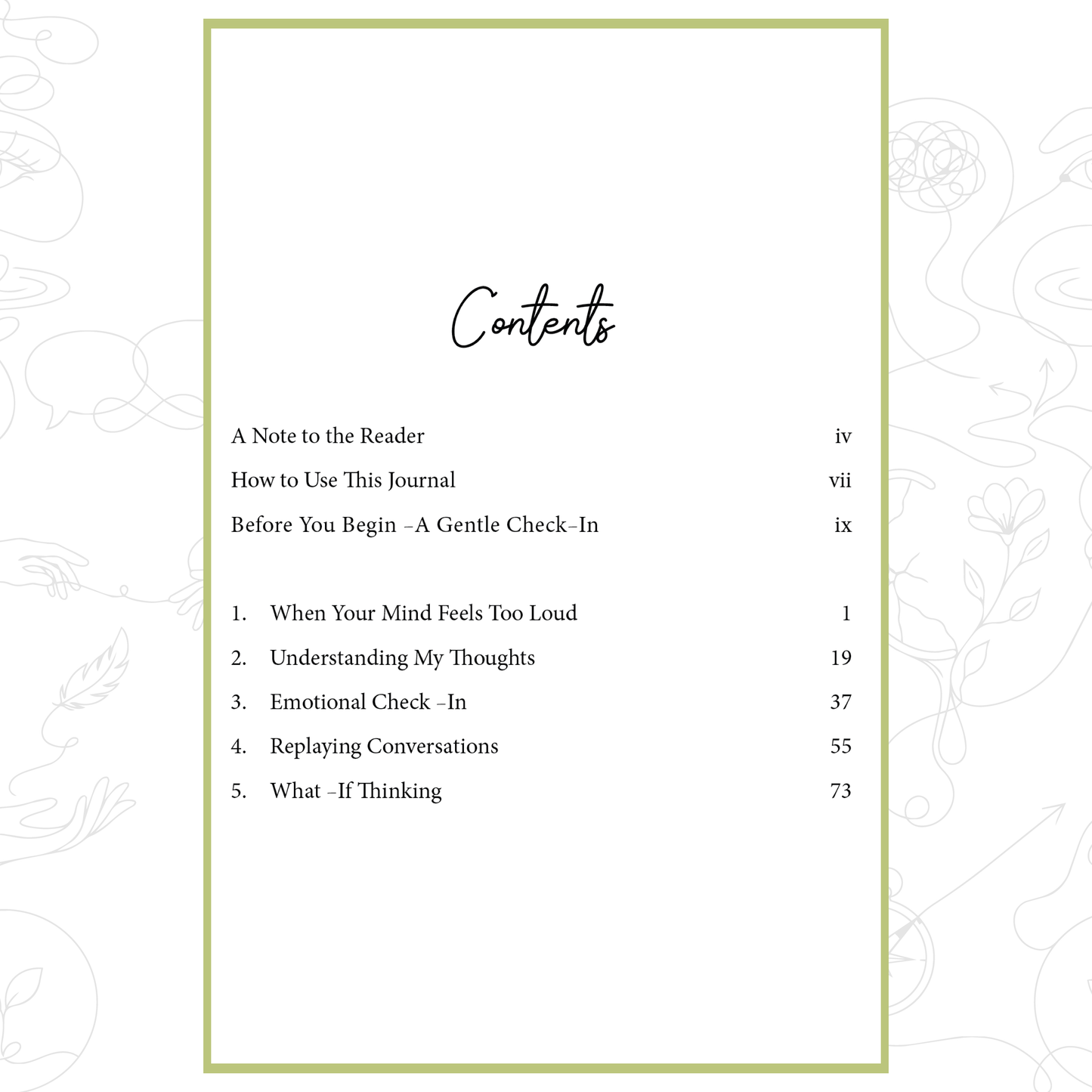 The Overthinkers Manual
