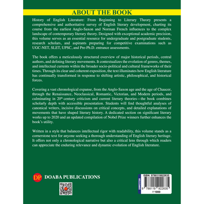 History of English Literature from Beginning to Literary Theory