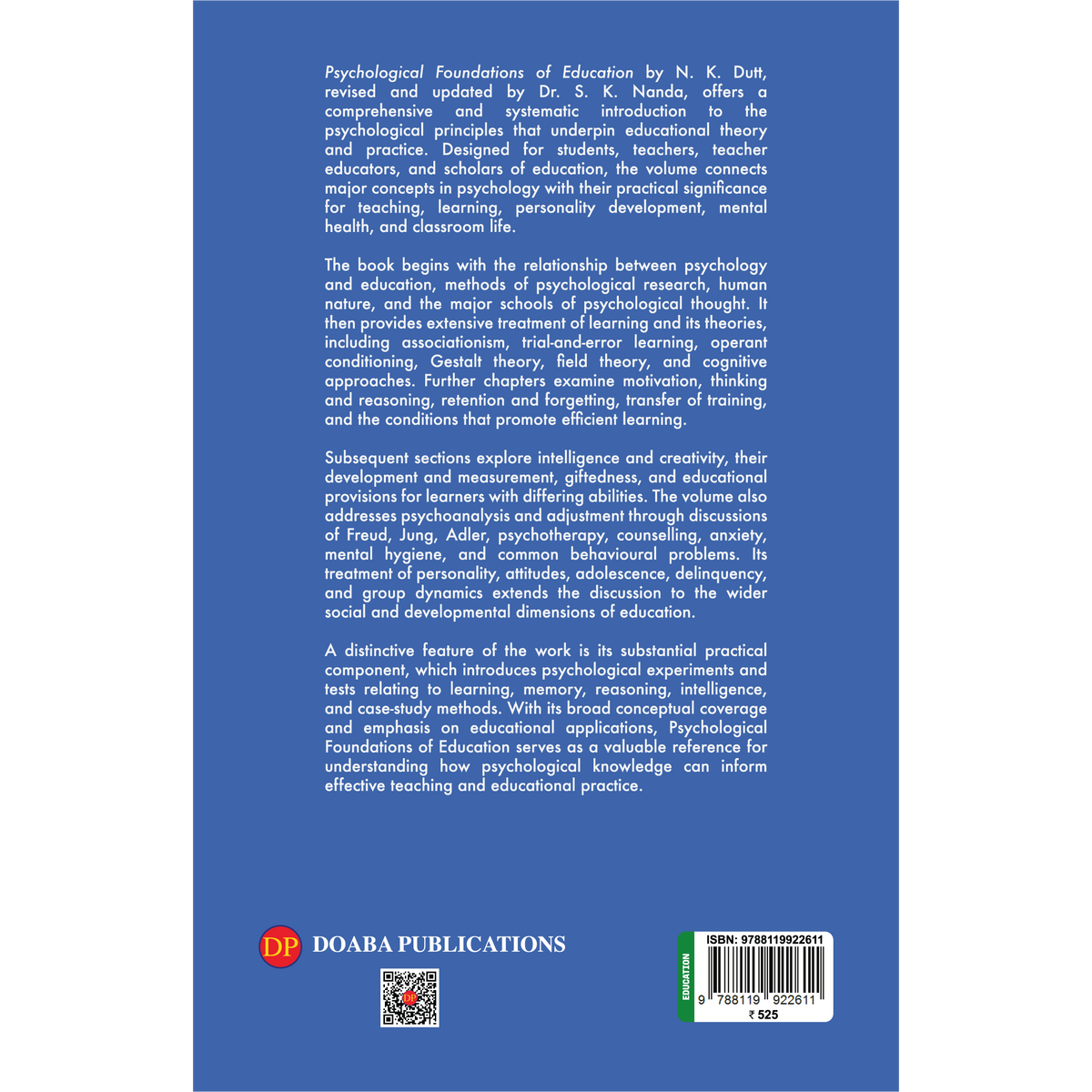 Psychological Foundations of Education