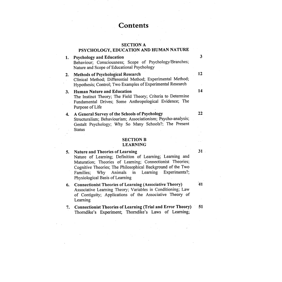 Psychological Foundations of Education