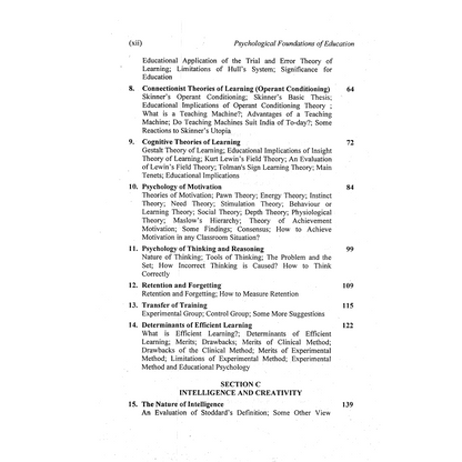 Psychological Foundations of Education