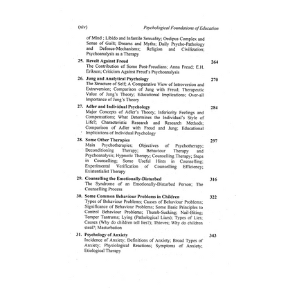 Psychological Foundations of Education
