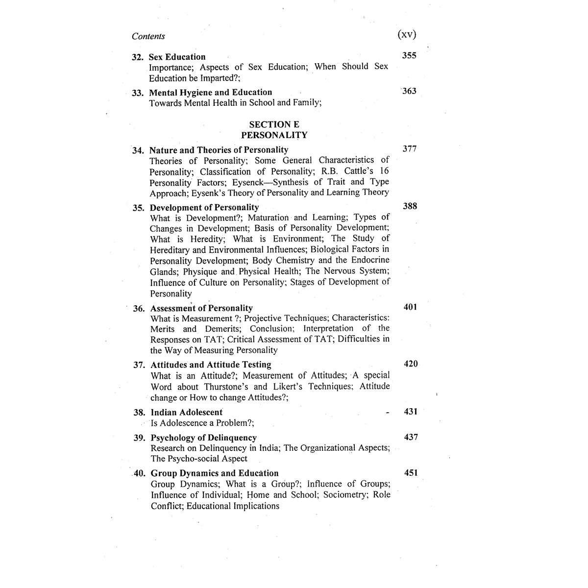Psychological Foundations of Education