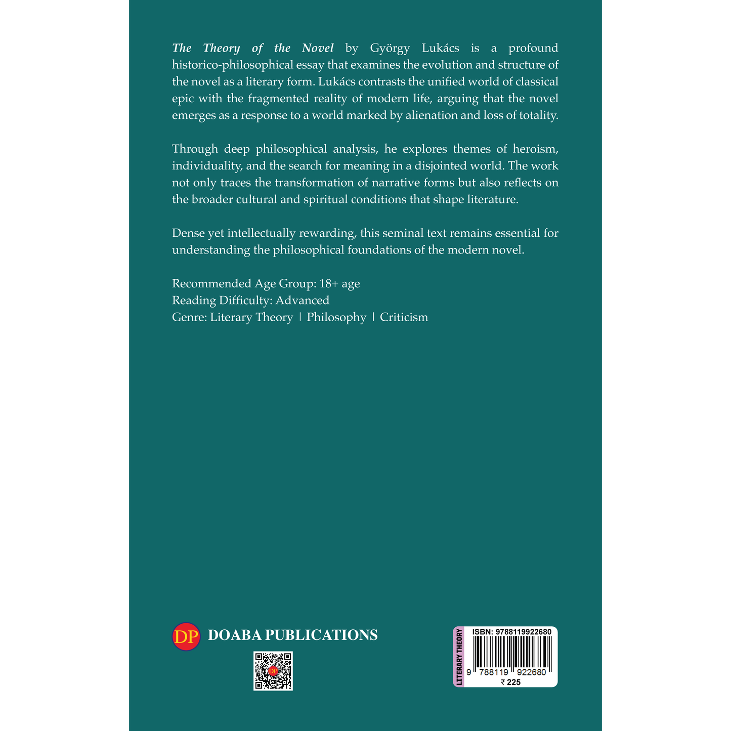 The Theory of the Novel