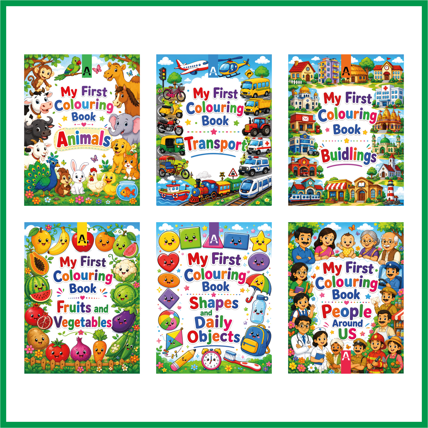 My First Colouring Book – People Around Us