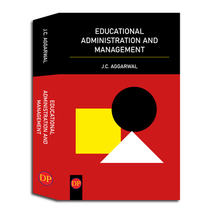Educational Administration and Management by J.C. Aggarwal paperback cover mockup